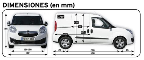 Opel Combo Tour Medidas