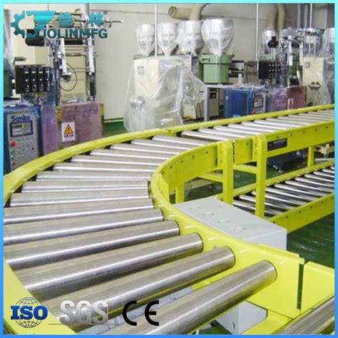 90 Degree and 180 Degree Roller Curve Conveyor, Motorized Bend Roller Conveyor - China Roller ...