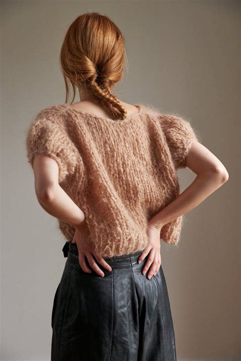 Diy Kit Puff Sleeve Top Mohair So Soft Puff Sleeve Top Pattern Puff Sleeve Top Fashion