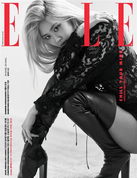 Twenty2 Blog Blackpinks Rosé On The Cover Of Elle Korea July 2020