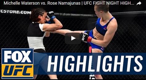 Michelle Waterson vs Rose Namajunas Full Fight Video Highlights - MMANUTS