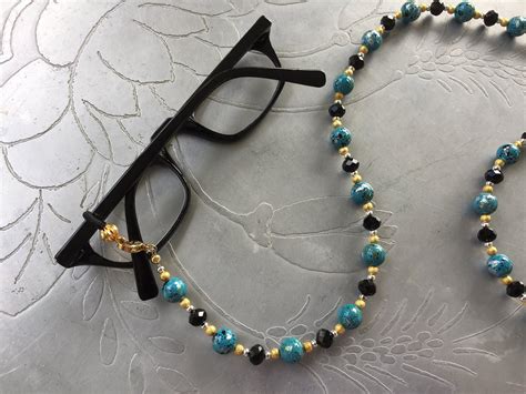 Eyeglasses Necklace Reading Glasses Holder Glasses Chain Etsy