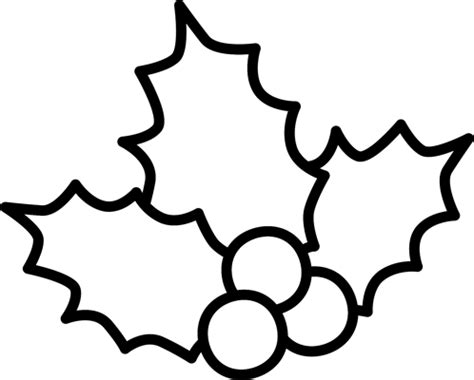 Holly Leaf Template - 40 Printables - NorthPoleChristmas.com