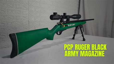 Senapan Angin Pcp Ruger Black Army Magazine 082112911431 YouTube