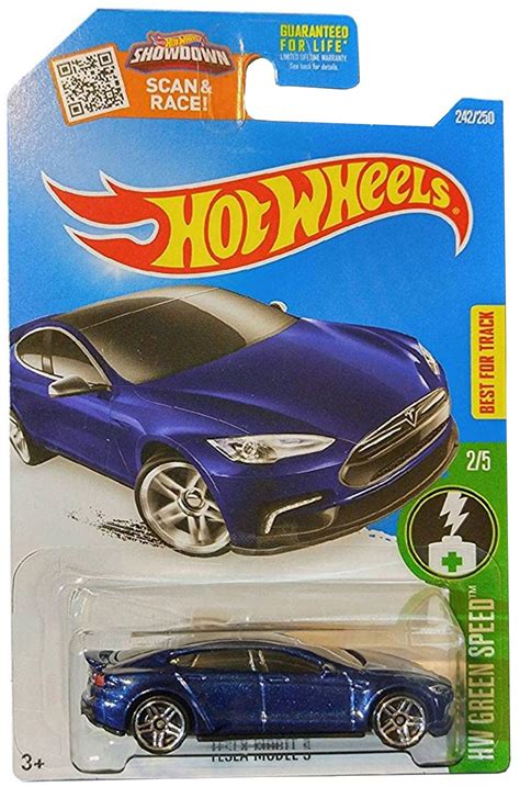 Buy Hot Wheels 2019 HW Green Speed Tesla Model S 226 250 Blue Online