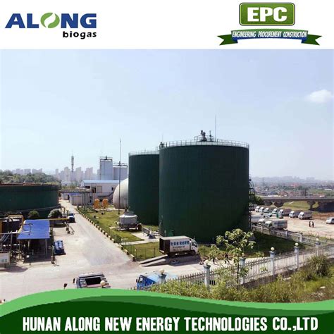 Food Waste Treatment Biogas Anaerobic Digester Reactor Fermenter Plant