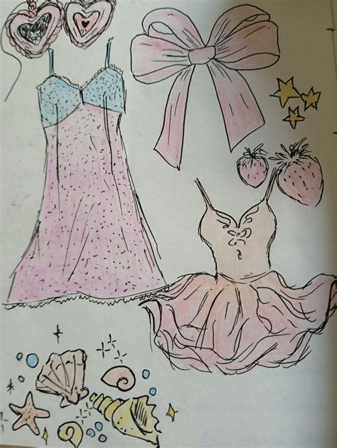 Coquette Doodle Journal In 2024 Watercolor Sketching And Journaling