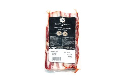 Panceta Curada Adobada En Porciones Raza Duroc Torre De N Ez