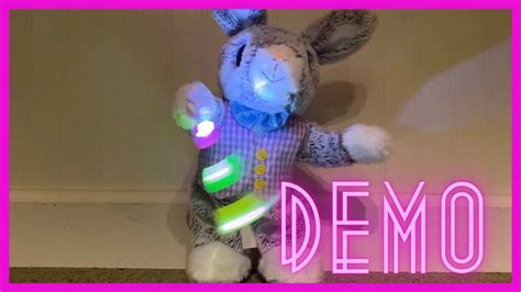 Gemmy 2020 Jellybean Spinning Bunny Demo Youtube