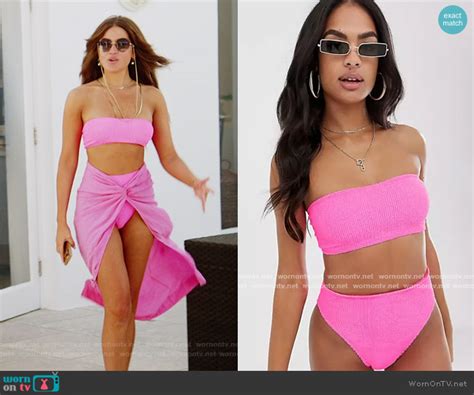 WornOnTV Brynns Pink Bikini Set And Sarong On The Real Housewives Of New York City Brynn