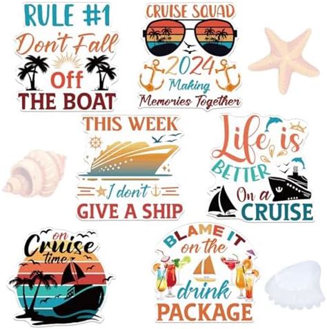 Amazon Kanayu Pcs Cruise Door Decorations Magnetic Large Cruise