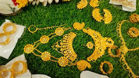 Bhagwan Ji Ke Liye Golden Bengali Jewellery Mata Rani Ke Liye