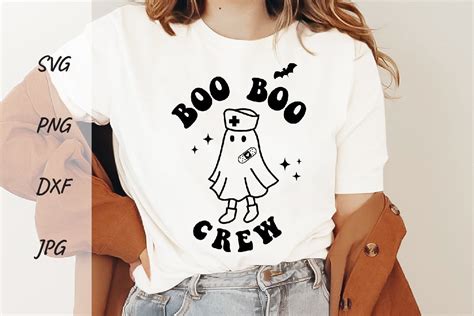 Halloween Sublimation Boo Boo Crew Svg Graphic By DSIGNS Creative