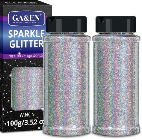 Holographic Ultra Fine Glitter 100g2pcs Silver Fine Glitter 200g704oz Sparkle