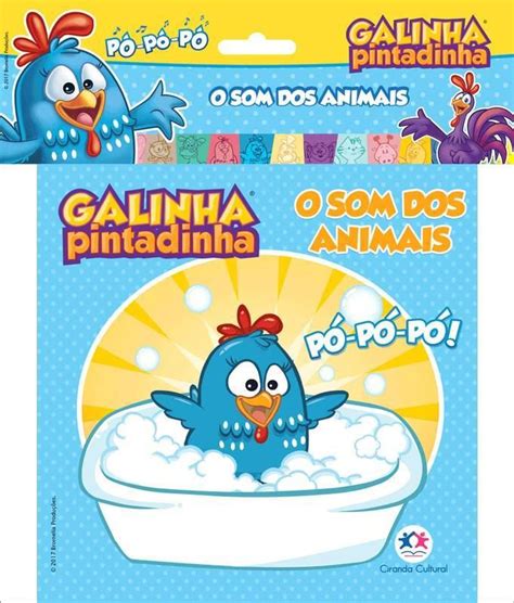 Livro De Banho O Som Dos Animais Galinha Pintadinha Ciranda