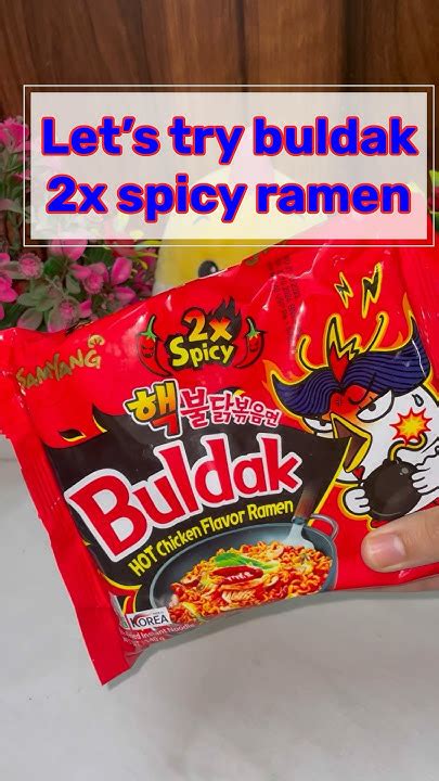 Buldak 2x Spicy Ramen♥️trending Viral Youtubeshorts Shortvideo Food Ytshorts Shorts Love