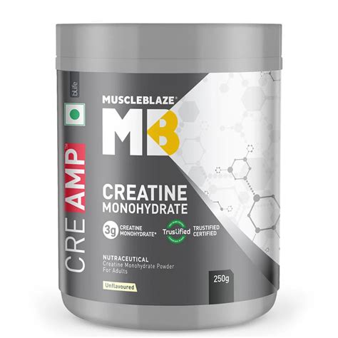 Muscleblaze Creatine Monohydrate Creamp 250g Supplementro