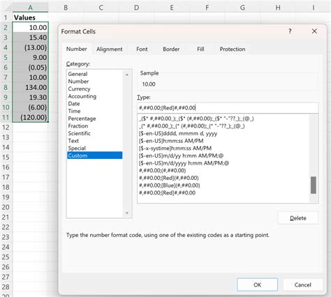 Excel How To Display Negative Numbers In Parentheses