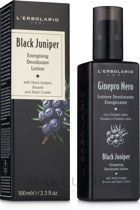 L Erbolario Black Juniper Energising Deodorant Lotion Deodorant