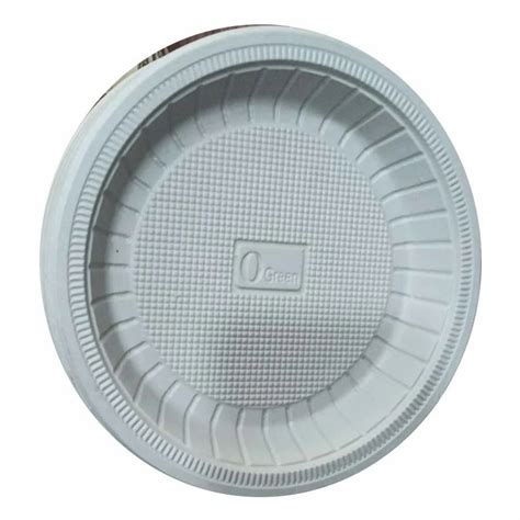 Inch Biodegradable Round Plate At Rs Piece Disposable Plate In