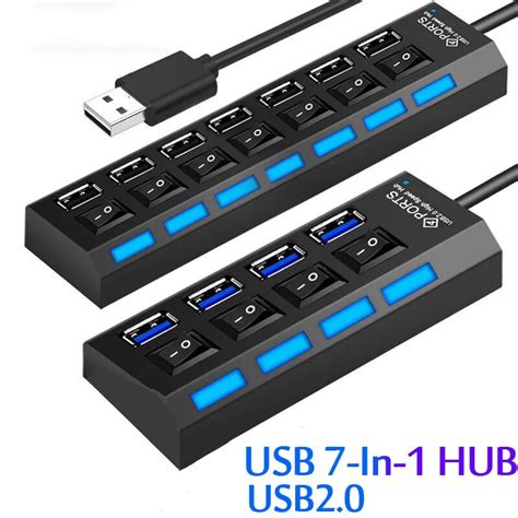 Port Usb High Speed Hub Independent Switch Hub Four Bit Splitter