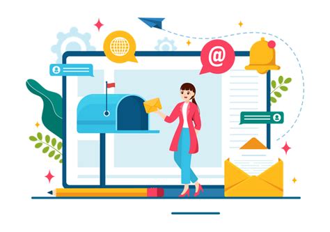 Premium Email Newsletter Illustration Pack From Network And Communication