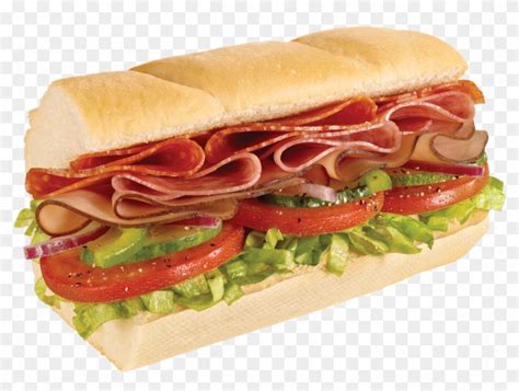 Italian Bmt Subway - Subway Ham Sandwich, HD Png Download - 1113x788(#6530435) - PngFind