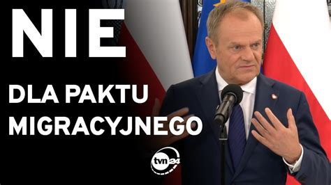 PREMIER TUSK ZAPOWIADA SPRZECIW W UNII YouTube