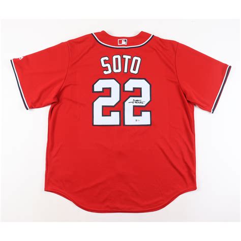 Juan Soto Signed Nationals Jersey Beckett Pristine Auction