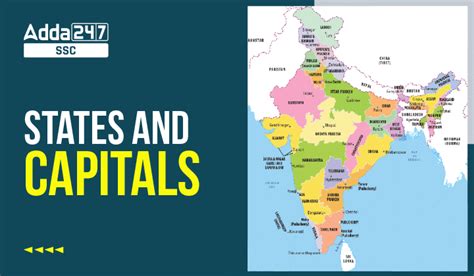 States And Capitals In India List Of 28 States And Capitals