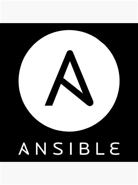 "Ansible Logo" Poster by jokerjoko | Redbubble