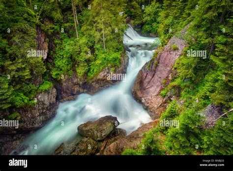 Mickiewicz Waterfalls Waterfalls In The High Tatras On The Roztoka