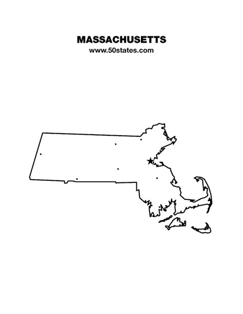 Massachusetts Outline  480×640 Pixels State Outline Map Quilt Outline Art