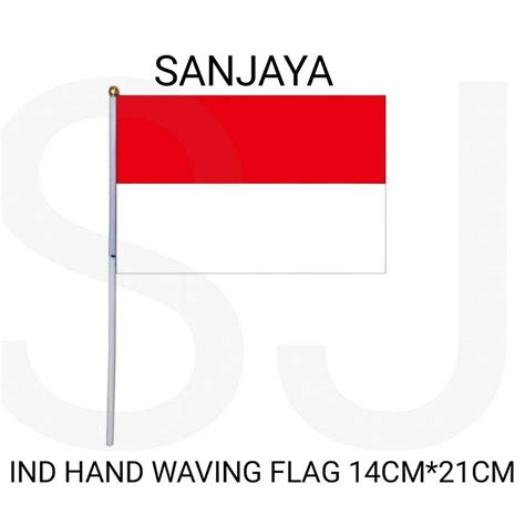 Jual Bendera Tangan Bendera Pawai Bendera Kecil Merah Putih