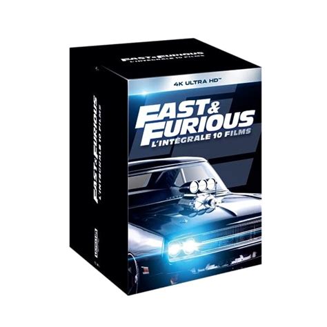 Coffret Fast and Furious L intégrale 10 films 4k ultra hd Blu ray