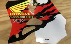 Kit déco motocross HRC Retro 1996