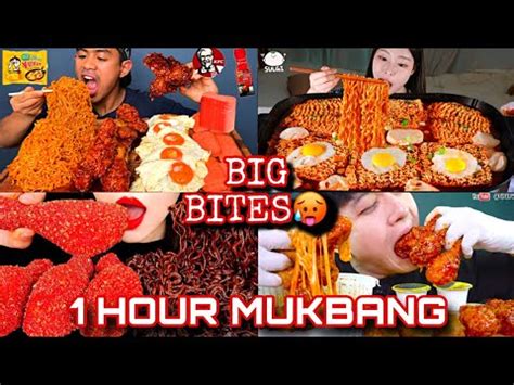 MUKBANGERS TAKING SATISFYING BIG BITESBIG BITES MUKBANG COMPILATION