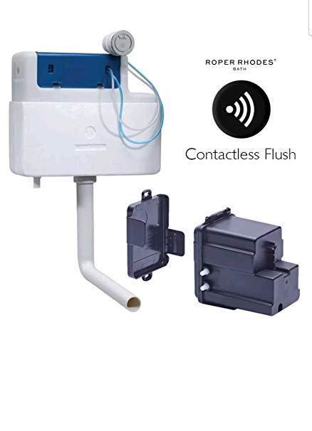 Touchless Bottom Entry Concealed Contactless Flush Sensor Toilet