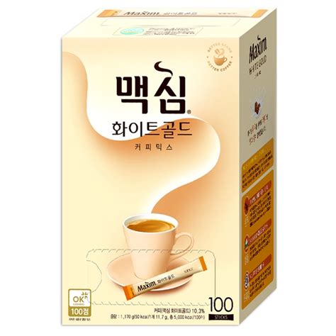 맥심 화이트 골드 커피믹스 100t 1개 티몬