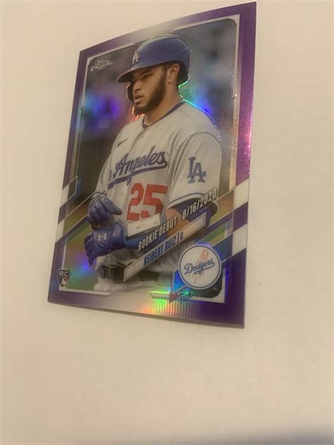 Topps Chrome Update Series Rookie Debut Purple Refractor Usc