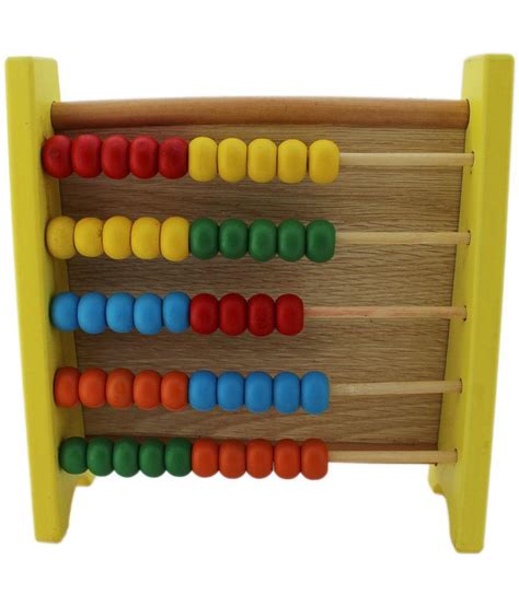 Tootpado Abacus Wooden Counting Number Frame Maths Aid Educational Toy