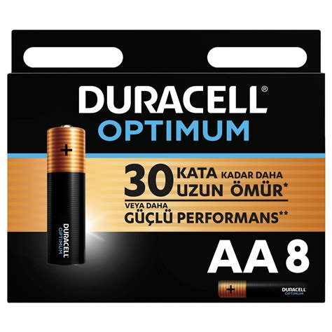 Duracell Optimum 8li AA Kalem Pil Ebebek