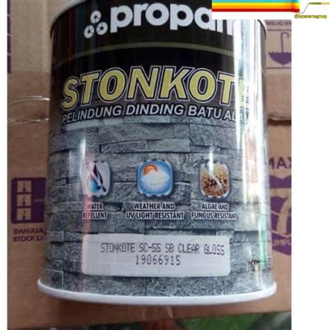 Jual PROPAN STONKOTE CAT PELINDUNG BATU ALAM 1LTR Shopee Indonesia