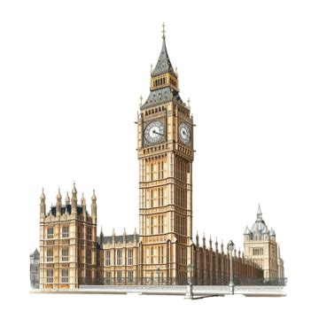 big ben png vector psd  clipart  transparent background