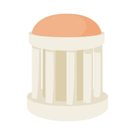 Temple building icon, cartoon style 14166200 Vector Art at Vecteezy