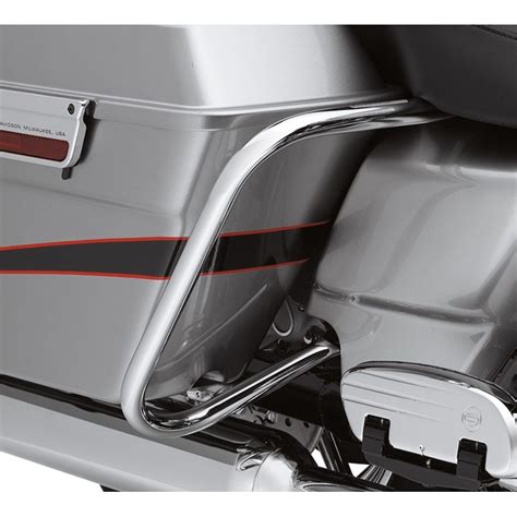 Harley Davidson Chrome Rear Saddlebag Guard Kit Chrome