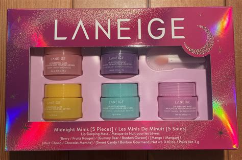 Laneige Midnight Minis Lip Sleeping Mask Limited Edition Holiday Set 5