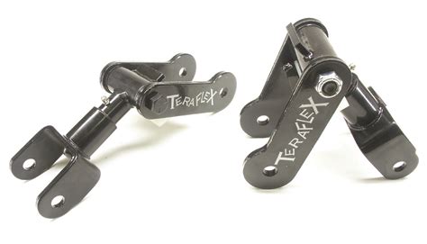 Teraflex 001023000 Front Revolver Shackle Pair For 76 86 Jeep Cj