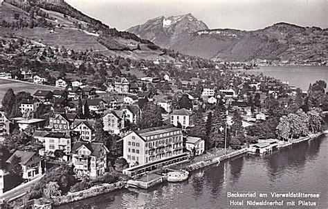 Beckenried am Vierwaldstättersee Flugaufnahme 1964 Kaufen auf Ricardo