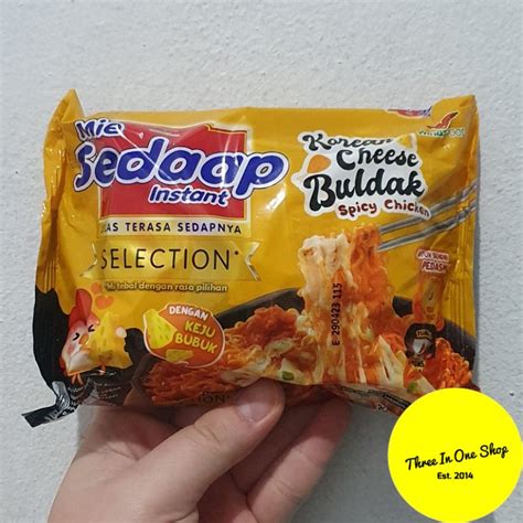 Jual Ready Stock Mie Sedaap Korean Cheese Buldak Spicy Chicken G